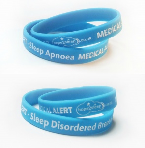 Medical Alert Wristband for Sleep Apnoea + Sleep Disordered Breathing